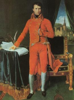 Jean Auguste Dominique Ingres : Bonaparte as First Consul